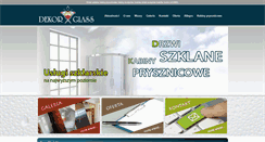 Desktop Screenshot of dekor-glass.com.pl